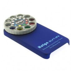 Holga Lens and Filter Turret DLFT-IP4 for iPhone 4/4s BLUE