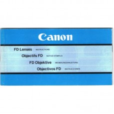 Canon FD Lenses Instruction Manual