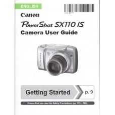 Canon Powershot SX110 IS Camera User Guide