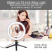 10 inch LED Ring Light with Tripod Stand & Phone Holder