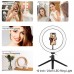10 inch LED Ring Light with Tripod Stand & Phone Holder