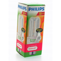 Philips Genie 11W (60 Watt equivalent) Energy Saver light bulbs BC Standard Bayonet