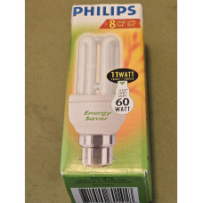 Philips Genie 11W (60 Watt equivalent) Energy Saver light bulb BC Standard Bayonet