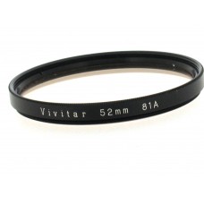 52mm Vivitar 81A Filter