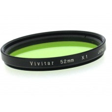 52mm Vivitar X1 Green Filter