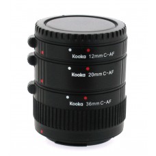 Kooka KK-C68P set of Extension Tubes for Canon EOS EF and EF-S Lens Mount